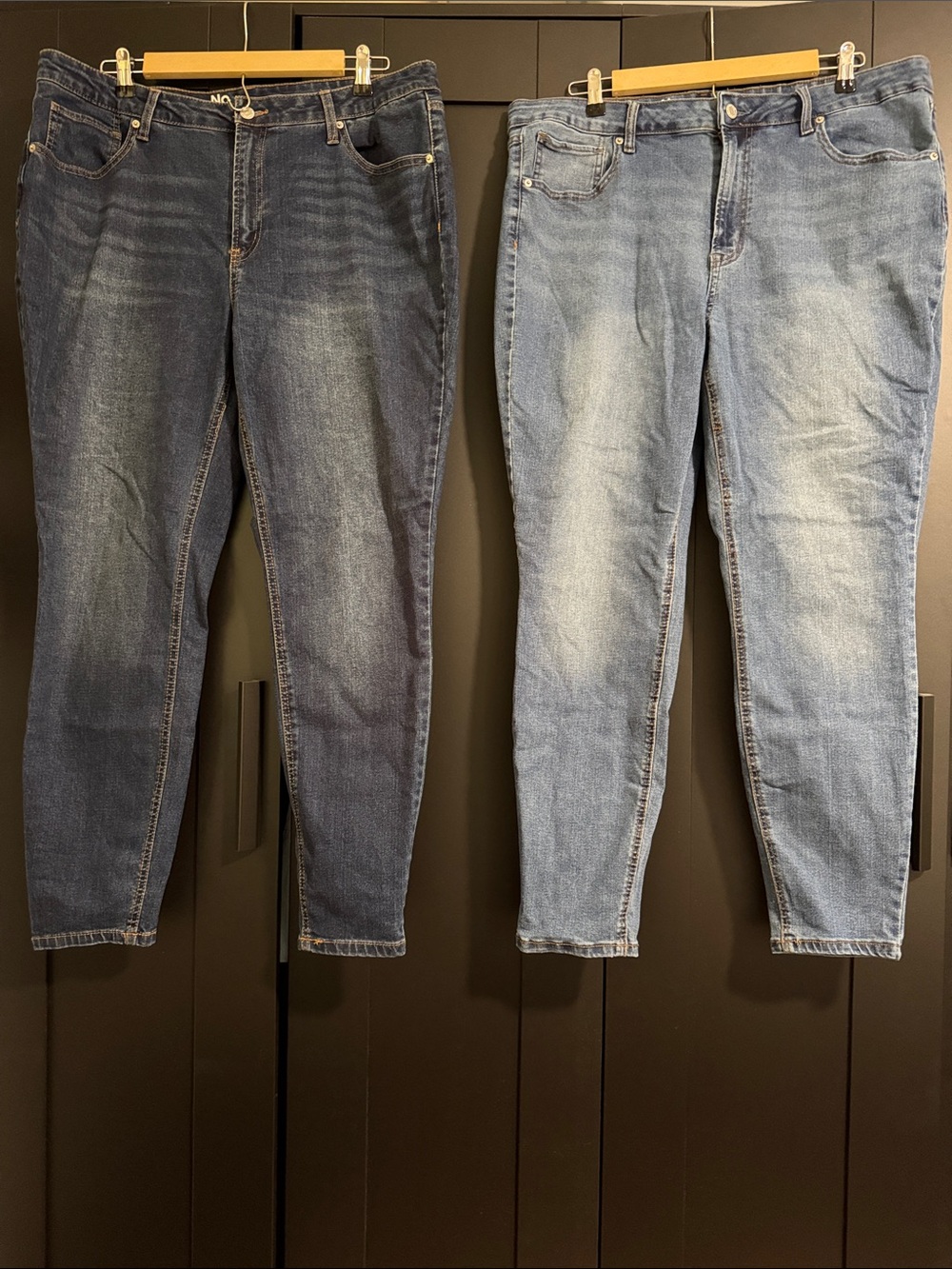 No Boundaries Jeans Duo - Dark Blue & Light Blue